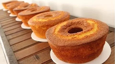 Bolos simples para vender em pedaços, Receita