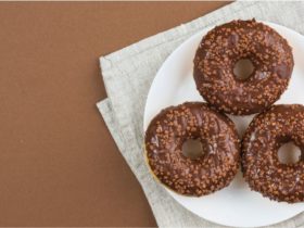 Donuts com recheio de chocolate