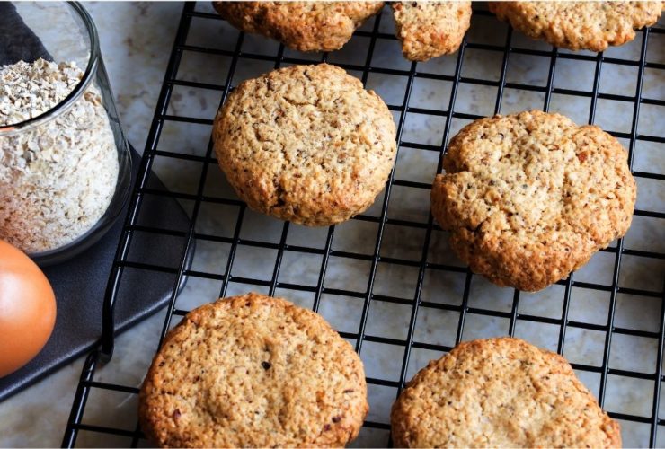 Deliciosos biscoitos de aveia