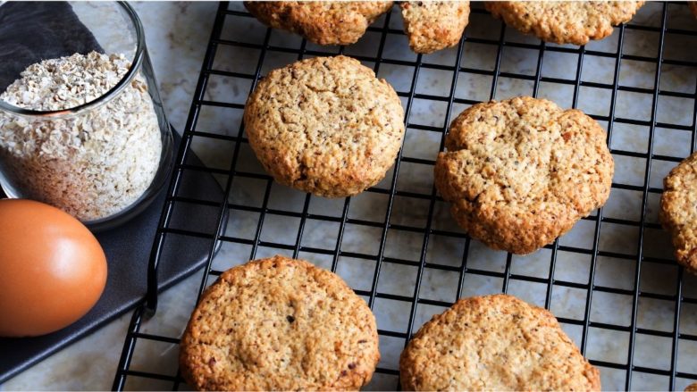 Deliciosos biscoitos de aveia