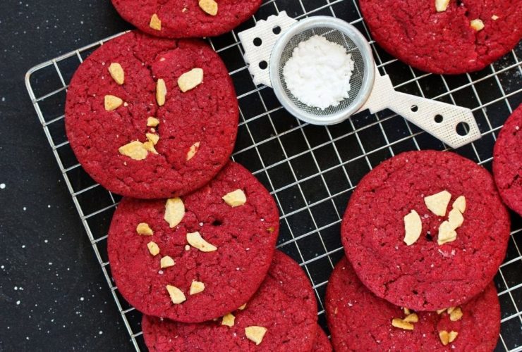 Receita cookie red velvet