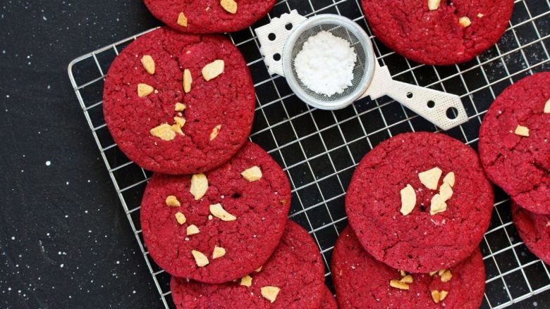 Receita cookie red velvet