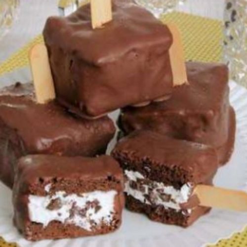 Receita de brownie com sorvete