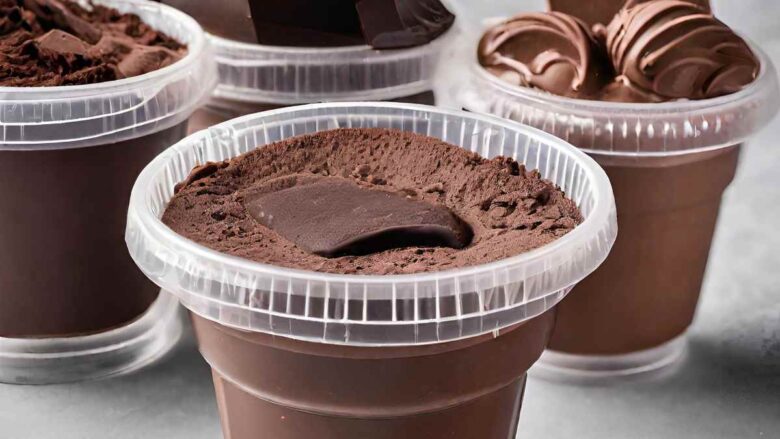 Mousse para vender de chocolate em copinho