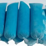 Geladinho de blue ice empilhado