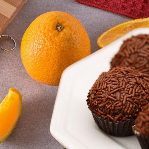 Receita de brigadeiro de chocolate com laranja