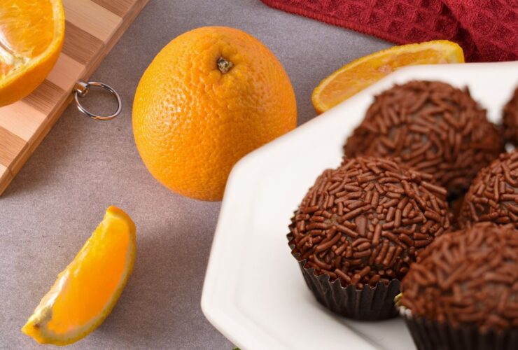 Receita de brigadeiro de chocolate com laranja