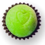 Brigadeiro gourmet de menta na forminha