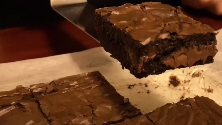 Brownie de Nutella bem recheado