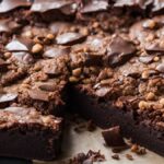 Brownie com casquinha crocante saboroso