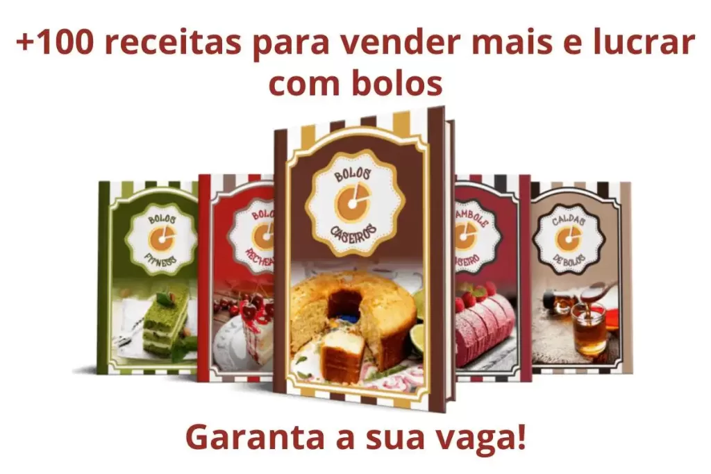 Banner de curso de bolo caseiro para vender