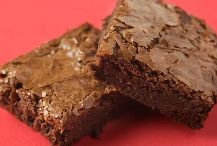 Dois brownies de ovomaltine